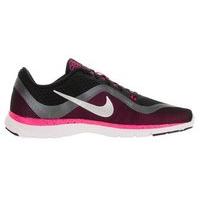 Nike Flex Trainer 6 Running Shoes - Womens - Metallic Silver/Black/Pink Blast/White