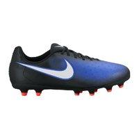 Nike Jr. Magista Ola II (FG) Firm-Ground Football Boot - BLACK/WHITE-PARAMOUNT BLUE-HYPER ORANGE