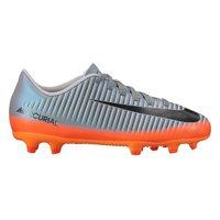 Nike Junior Mercurial Vortex III CR7 (FG) Kids\' Firm-Ground Football Boot - Cool Grey