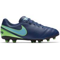 Nike Junior Tiempo Rio III FG Football Boot - Coastal Blue