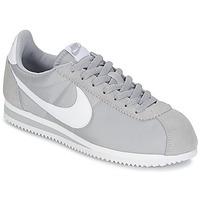 nike classic cortez nylon mens shoes trainers in grey