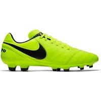 Nike Tiempo Genio Leather II FG men\'s Football Boots in yellow