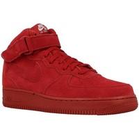 nike air force 1 mid 07 mens shoes high top trainers in red