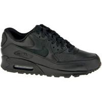 nike air max 90 premium mens shoes trainers in black