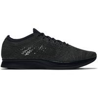 nike flyknit racer mens shoes trainers in black