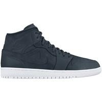 Nike Air Jordan I Mid men\'s Shoes (High-top Trainers) in White