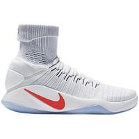 nike hyperdunk 2016 flyknit mens shoes trainers in white