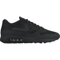 nike air max 1 ultra flyknit mens shoes trainers in black