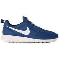 nike roshe one blue mens shoes trainers in multicolour