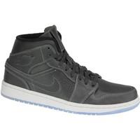 Nike Air Jordan 1 Mid men\'s Basketball Trainers (Shoes) in Grey