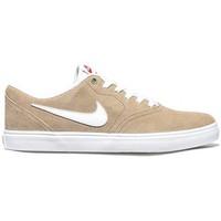 nike sb check solar mens shoes trainers in beige