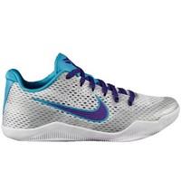 nike kobe xi mens shoes trainers in silver