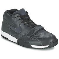 Nike AIR TRAINER 1 MID men\'s Shoes (Trainers) in black