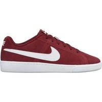 Nike COURT ROYALE SUEDE men\'s Shoes (Trainers) in red