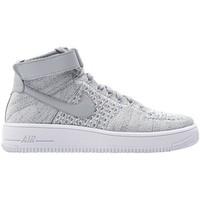 Nike Air Force 1 Ultra Flyknit Mid men\'s Shoes (Trainers) in White