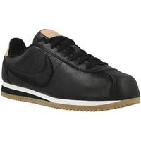 Nike Classic Cortez Leather P men\'s Shoes (Trainers) in Black