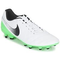 nike tiempo genio ii leather fg mens football boots in white