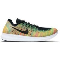 Nike Free RN Flyknit 2017 880843 005 men\'s Running Trainers in Black