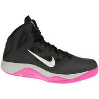 nike dual fusion bb ii mens basketball trainers shoes in black