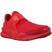 nike sock dart kjcrd mens shoes trainers in red