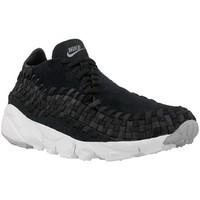 nike air footscape woven mens shoes trainers in white