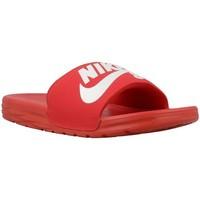 nike benassi solarsoft sb mens clogs shoes in red