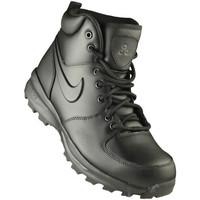 nike manoa leather mens walking boots in black