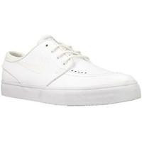 nike zoom stefan janoski l mens skate shoes trainers in white