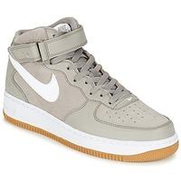 Nike AIR FORCE 1 MID \'07 men\'s Shoes (High-top Trainers) in grey