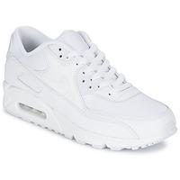 Nike AIR MAX 90 ESSENTIAL men\'s Shoes (Trainers) in white