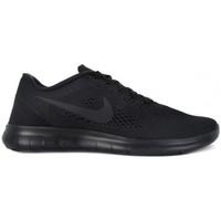 nike free run rn mens shoes trainers in black