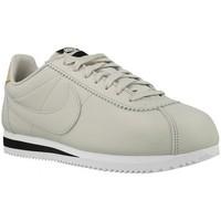 nike classic cortez leather s mens shoes trainers in grey