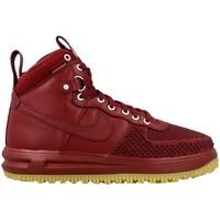 Nike Lunar Force 1 Duckboot men\'s Shoes (High-top Trainers) in Red