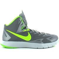 nike 652777 sport shoes man mens shoes high top trainers in grey
