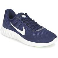 Nike LUNARGLIDE 8 men\'s Running Trainers in blue