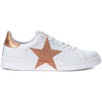 Nira Rubens Sneaker Daiquiri in white leather and copper star women\'s Trainers in white