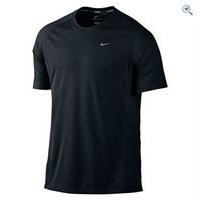 Nike Miler Men\'s Dri-FIT UV Tee - Size: S - Colour: BLK-BLK-SILV