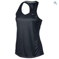 Nike Miler Tank Women\'s Vest Top - Size: XS - Colour: BLK-BLK-SILV