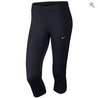 Nike Women\'s Dri-FIT Essential Running Capris - Size: M - Colour: BLK-BLK-SILV