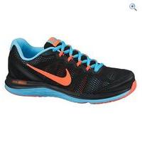 nike dual fusion run 3 womens running shoe size 4 colour blk lava