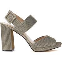 Nina New York Sandalo Athena in tessuto glitterato platino women\'s Court Shoes in grey