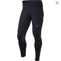 nike mens dri fit essentials running tights size s colour blk blk silv