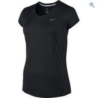 Nike Racer Women\'s Short Sleeve Tee - Size: XS - Colour: BLK-BLK-SILV