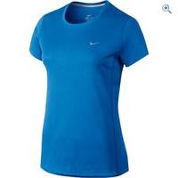 Nike Miler Women\'s Running Short-Sleeve Shirt - Size: S - Colour: PHOTO BLUE