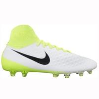 Nike Magista Orden II Firm Ground Football Boots - White/Black/Volt/Pu, Black
