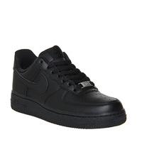 nike air force 1 lo w black