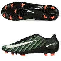 Nike Mercurial Veloce III Firm Ground Football Boots - Black/White/Ele, Black