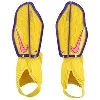 Nike Protegga Flex Shin Guards - Youth - High Vis Yellow/Purple