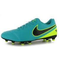 Nike Tiempo Rio FG Mens Football Boots (Jade-Black)