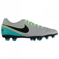 Nike Tiempo Rio FG Mens Football Boots (Wolf Grey-Black)